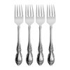 Oneida Louisiana Fine Flatware Salad Forks, Set of 4, 18/10 Stainless Steel