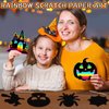 Halloween Scratch Crafts for Kids - 48PCS Halloween Magic Rainbow Scratch Paper for Halloween Party Favors - Kids Halloween Party Games Toys Gifts