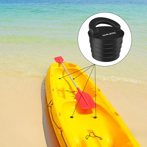 AMURS 12 Pieces Kayak Scupper Plug Kit Scupper Plugs Drain Holes Stopper with Silicone Handle Universal Kayak Plugs for sit on top of Kayak Canoe Boat