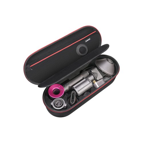RLSOCO Hard Case for Dyson Supersonic Nural/Supersonic Hair Dryer HD15 HD08 HD07 HD03 HD01, Portable Travel Storage Bag for Dyson Supersonic Hair Dryer - Fits Complete Supersonic Accessories (Black)
