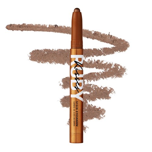 Ruby Kisses Eye Shadow Stick – Crème Eyeshadow Makeup Multi-Stick, Long-Lasting Pearl Shimmer Crayon, Metallic Glitter Eyeliner, Highlighter Eyeshadow Pencil, Sharpener Included (Bronze Glam)
