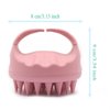 Dr.Pedi Scalp Massager Scalp Scrubber Hair Shampoo Brush Scalp Brush Hair Scrubber Scalp Massager for Hair Growth Dandruff Removal Silicone Deep Scalp Cleansing and Relax Scalp Light Pink