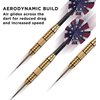 Viper Elite Brass Steel Tip Darts, 24 Grams