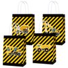 16 PCS Construction Theme Goodie Favor Bags,Truck Themed Candy Treat Bags Gift Bags for Kids Boys, Theme Party Supplies Decorations