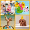 Olah-Olah 30 Pcs Rubber Ducks in Bulk, Jeep Ducks for Ducking, Assorted Rubber Ducks Jeep Ducking - Toddler Baby Bath Toys Assortment, Kids Birthday Gifts Holiday Party Favors