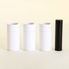 1/2 OZ (Short) White Kraft Paperboard Lip Balm/Cosmetic/Lotion Tubes (100)