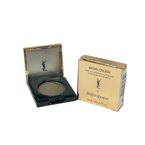 YVES SAINT LAURENT Satin Crush Satin Glow Eye Shadow, 0.063 oz/1.8 g, Color #27 Decadent Bronze