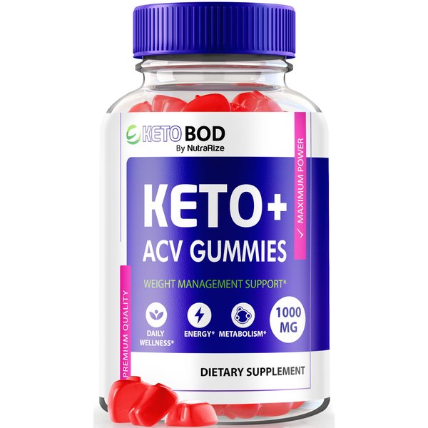 NutraRize KetoBod Keto ACV Gummies, Keto BOD Keto + ACV, Ketobodz Apple Cider Vinegar, KetobodACV 1000MG, Keto Body Plus ACV Gummy, Official Ketobodketo Reviews (60 Gummies)