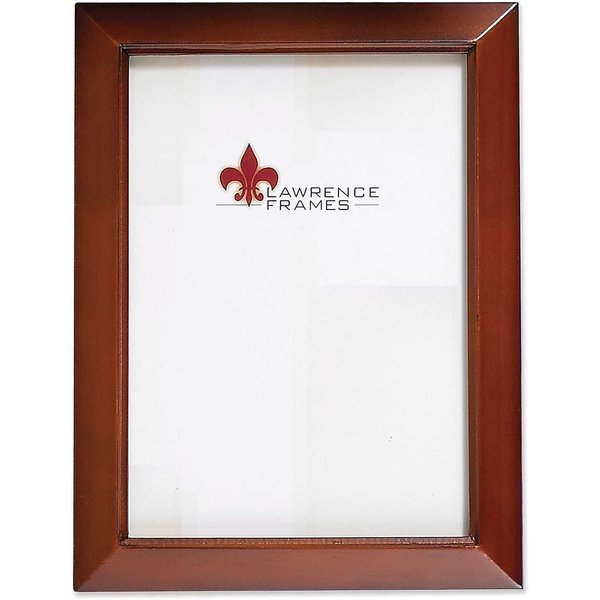 Lawrence Frames Estero Collection, Chestnut Wood Picture Frame, 5x7