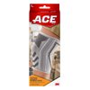 ACE Compression Knee Brace w/Side Stabilizers, Support Injured Knee With Mild Compression. Breathable Properties Let Sweat Escape, Small, White/Gray