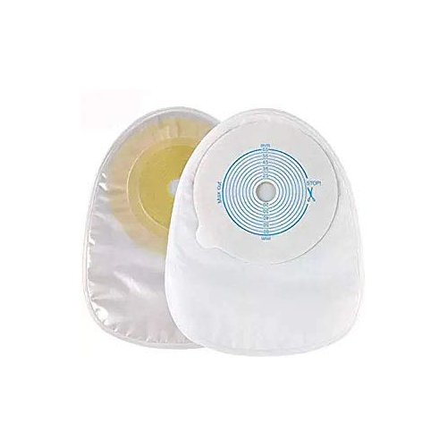 Disposable Colostomy Bags One-Piece Closed Stoma Bag Ostomy,Max Cut to Fit 20-65MM (3/4"-2 1/2") Pack of 10 PCS