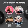 Tune Up Fitness – Coregeous Ball | Psoas Release, Abdominal, Belly & Lower Back Massager | Therapy Stretch Ball for Lower Back Pain, Stress & Digestive Relief, Improved Breathing & Sleep (Graphite)