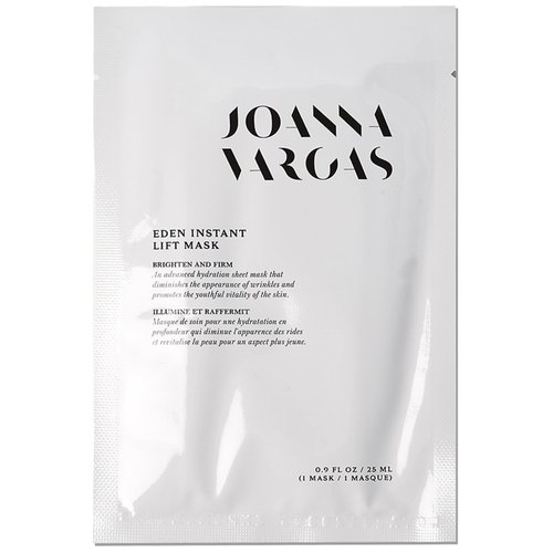 Joanna Vargas Eden Instant Face Lift Facial Masks - Anti Aging Sheet Mask - Skin Firming Face Sheet Mask - Hydrating Sheet Mask for Glowing Skin - Premium Face Mask Skin Care with Hyaluronic Acid 1pc