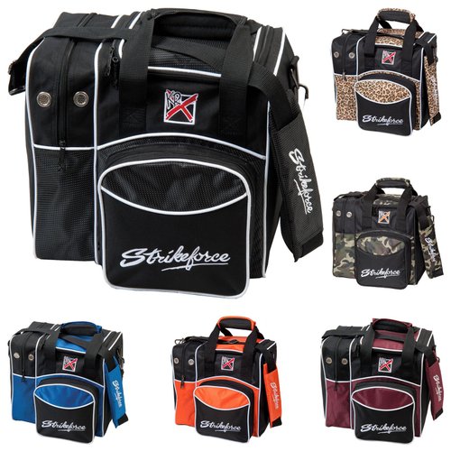 KR Strikeforce Flexx Single Tote Bowling Bag, Black