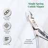 NGHIA Cuticle Nipper - D-06 JAW 16 | Stainless Steel | Durable and Sharp | Ergonomic Design | Grey Plated | Ideal for Salons and Home Use