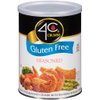 4C Premium Gluten Free Bread Crumbs, Seasoned, Gluten-Free Flavorful Crispy Crunchy, Value Pack (Gluten Free - Seasoned, 12 Ounce (Pack of 1))