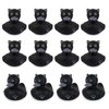 12pcs Rubber Ducks in Bulk, Ducks for Jeeps,Black Cat Rubber Ducks Jeep Ducking, Baby Bath Toys for Rubber Duckies ,Birthday Gifts Pool Holiday Ducks Party Favors