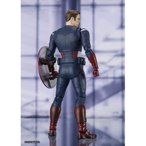 TAMASHII NATIONS - Avengers: Endgame - Captain America - EDITION - (Avengers: Endgame), Bandai Spirits S.H.Figuarts Action Figure