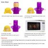 Aivwis Angry Mom Microwave Cleaner, Mad Mama Microwave Steam Cleaner, Just Add Vinegar and Water, Easily Cleans the Crud in Minutes (Purple)