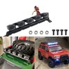 Vgoohobby RC LED Light Bar Roof LED Lamp Body Shell Roof Light Compatible with Traxxas TRX-4 SCX10 90046 D90 SCX10 II CC01 Redcat Gen7 1/10 RC Crawler Car Truck (5Led Light)