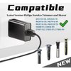 Qjin USB-A Charging Cable with Power Adapter for Latest Version Philips Norelco QP2724/90, QP2834/70, S7887/82, S5880/81, MG9520/50, MG7910/49, MG5910/49 Electric Trimmer and Shaver