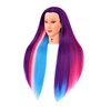 HairZtar 30" Synthetic Fiber Mannequin Head (Long and Thick) Hairdresser Training Head Manikin Cosmetology Head (BECKY+C)