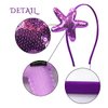 Totelux Starfish Sequins Headband Glitter Sea Star Hair Bands Purple Sea Shell Hair Accessories for Women Girls Beach Birthday Party Favors Decoration Supplies Gift