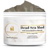 Bold Beautiful Cosmetics Dead Sea Mud Mask for Face and Body - Made in Jordan - Moisturizing Deep Cleansing for Acne and Blackheads - Natural Skincare for Women and Men - 7.05 oz