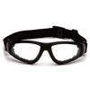 Pyramex XSG Reader Safety Glasses, Black Frame/Clear Anti-Fog + 1.5 Lens