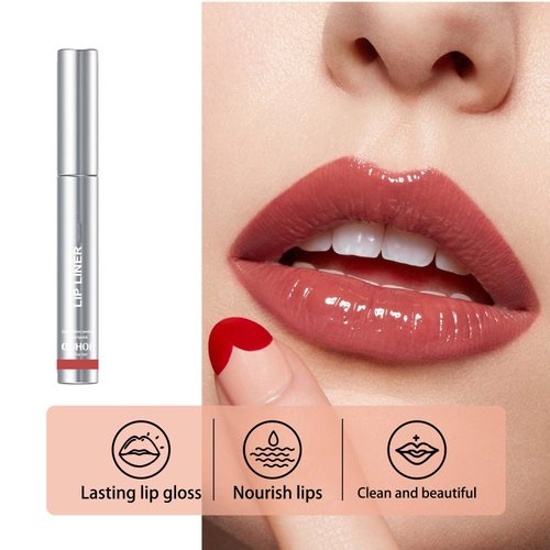 KTouler Peel Off Lip Liner, 3Pcs Matte Lip Liner,Waterproof Long Lasting Highly Pigmented Color Peel Off Lip Stain Lipsticks Makeup for Women (Peel Off Lip Liner, 3Pcs)