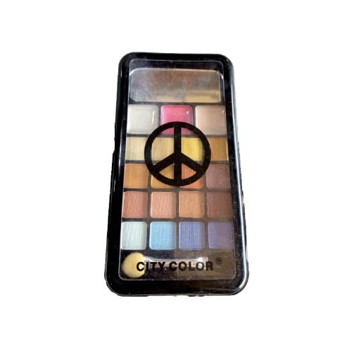 Generic City Color Makeup Kit, 16 Eyeshadow + 3 Lipgloss, Multicolor Mix