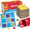JoyCat Tic Tac Toe Mini Board Game Toy for Kids and Family,Birthday Party Favors,Goody Bag,Fun Indoor Game Night Activity,Gifts for Students,Easy to Store(Bulk Pack of 12)