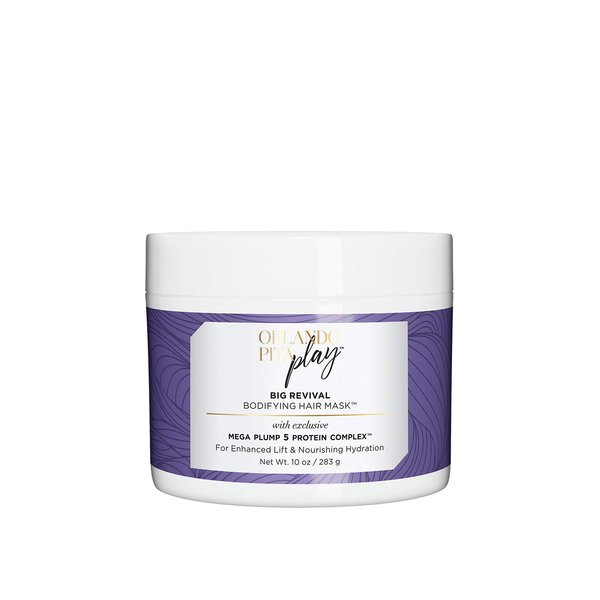 Orlando Pita Play Big Revival Bodyfying Hair Mask, Restore Shine & Silkiness, No Parabens, No SLS/SLES, 10 Oz