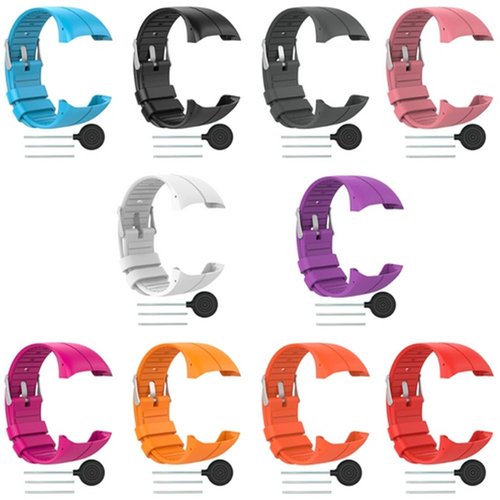 QGHXO Band for Polar M400/M430, Soft Adjustable Silicone Replacement Wrist Watch Band for Polar M400/M430 Watch