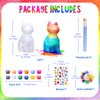 Paint Your Own Cat Lamp Kit, Art Supplies & Crafts Kit, DIY Night Light for Kids 6-12, Diamond Set for girl 8-12, Painting Kit for Girls Boys, Toy Child Birthday Gift Ages 3 4 5 6 7 8 9 10 11 12+