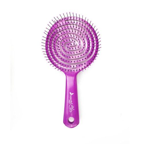 Nascita Professional Three Dimensional Oval Hair Brush (Ø 3,93 inch, Purple)