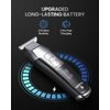 RENPHO Cordless Hair Clippers for Men, Beard Trimmer with LED Display, 4-Speed Hair Trimmer for Men, 0.15mm Professional Barber Clippers, Hair Cutting Kit, 100-240V for Global Travel