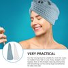 Healifty Fast Drying Towel Cotton Fiber Hair Towel Wrap 2Pcs Ultra Absorbent Hair Quick Drying Towel Reusable Shower Caps Women Hair Fast Drying Hat for Bathroom Microfiber Bath Towels