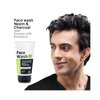 Ustraa Face Wash Acne Control - With Neem & Charcoal Face Wash - 3.5 Oz - Oil control, Prevents Acne, Especially for Oily skin, No Sulphate No Paraben