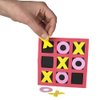 Tic Tac Toe Game (Pack of 24) 5"x5" Foam Tic-Tac-Toe Mini Board Game - Bulk Toys for Kids, Birthday Party Favors, Birthday Goody Bag Stuffers, Classroom Prizes & Occupational Therapy