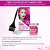 Punky Colour Box Kit Flamingo Pink - For Bleached, Blonde or Highlighted Hair, Non-Damaging Hair Dye, Vegan, PPD and Paraben Free, Conditions Hair, Vibrant Hair Color, lasts up to 35 washes