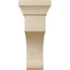 Ekena Millwork BKTW02X04X06GORW Small Gomez Wood Wood Brackets, 2 1/2"W x 4"D x 6"H , Rubberwood