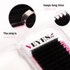 VEYES INC Classic Volume Lash Extensions 0.03-0.20 J/B/L/C/CC/D/DD Curl 5-25mm Mixed & Single Length Tray, Premium Silk Eyelashes, Professional Supplies for Lash Techs(Matte Black 0.15 D 8-16mm)