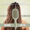 TADA Natural Beauty Hair Brush Detangler for Curly, Thick, Wavy, and Thin Hair - Ventilation Holes for Quick Drying and Styling, Detangler Brush for Women, Men, Kids (4 Colors) (Green)