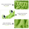 Jowmoy Green Frog Eye Elastic Headband - Versatile for Spa, Skincare, Makeup, Face Wash, Fun Gift for Women (1 Pack)