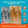 Steady Paws Clear Anti-Slip Stair Treads – Transparent Adhesive Stair Strips for Dogs, Cats, & Elderly Pets, Non-Slip Step Traction Pads for Pet Safety, Easy to Apply & Remove – 15 Pack (24" x 6")