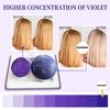 Sulfate Free Brass Toning Purple Shampoo Bar for Blonde, Bleached, Silver, or Brown Highlighted Hair, Travel Friendly, with Tin Container +Sponge
