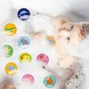 Resurhang 46 Pcs Bathtub Bath Books Educational Floating Baby Flash Cards for Toddlers ABCs Colors and Numbers Soft Floating Flashcards for Babies Bath Time Learning Counting Activities Preschool Kids