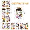 65 Pieces Glow Halloween Tattoos for Kids, Luminous Halloween Party Supplies, Glow In Dark Halloween Decorations, Trick or Treat Skeletons, Ghosts, Pumpkins, Witch Temporary Tattoo Stickers