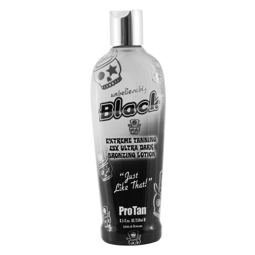 Pro Tan Unbelievably Black 25x Ultra Dark Bronzing Indoor Tanning Bed Lotion TAN